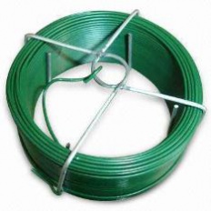 Poplastované drôty zelené