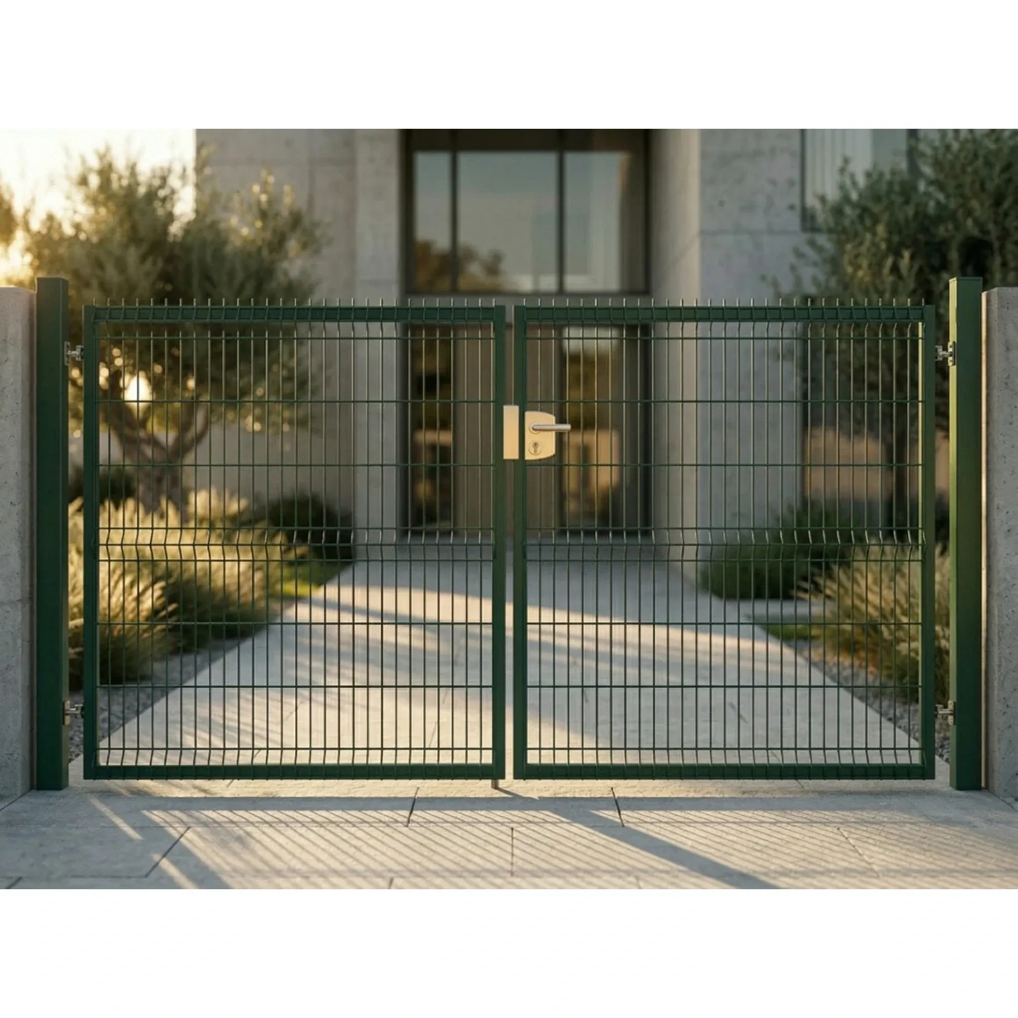 Brána EGIDIA zelená s prísluš. 4000x1530 mm