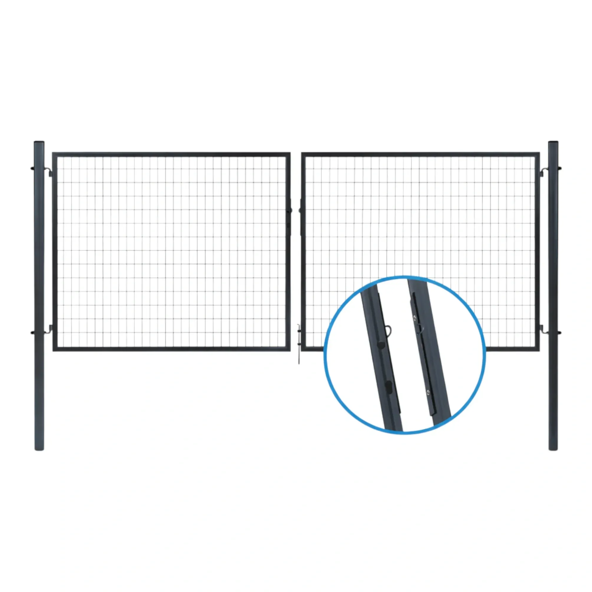 Brána SOLID antracit s prísluš. 3542x1950 mm