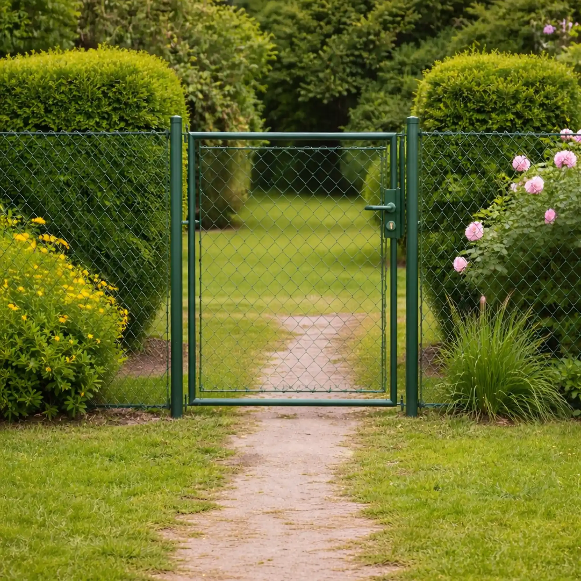 Bránka Klasik zelená s prísluš. 1000x1500 mm