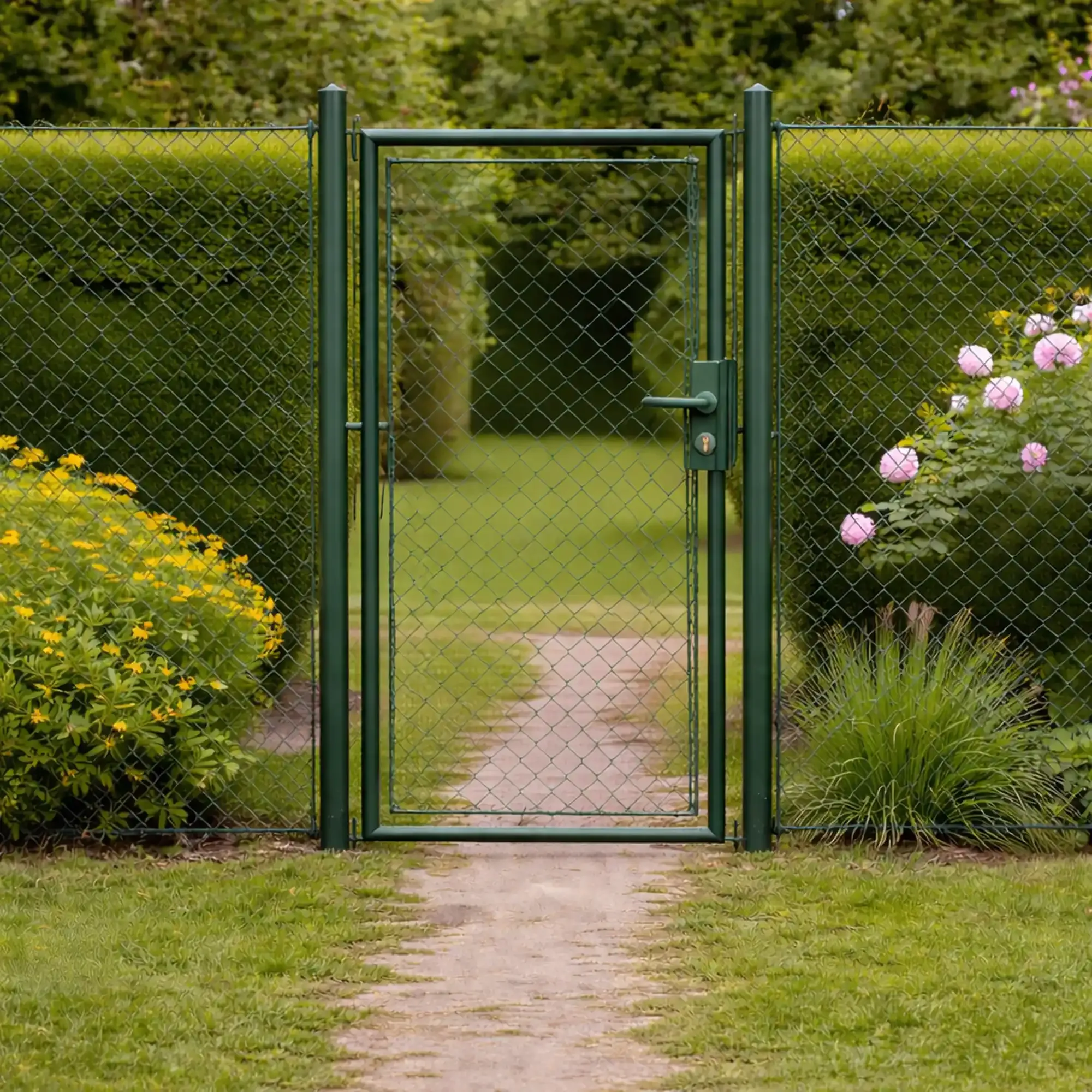 Bránka Klasik zelená s prísluš. 1000x1800 mm