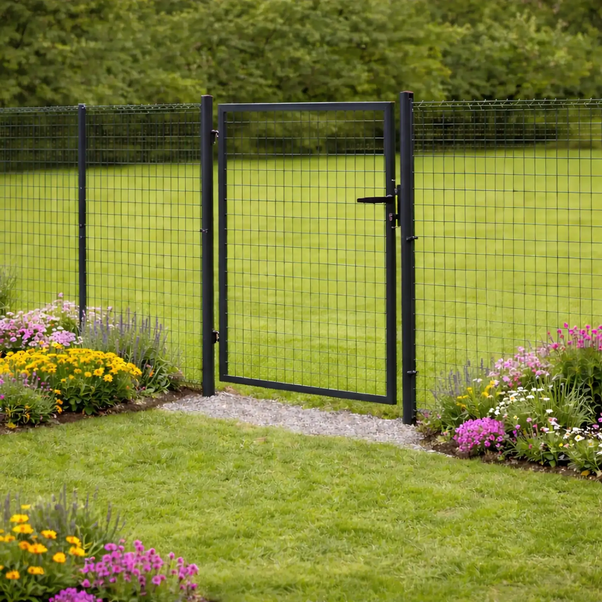 Bránka SOLID antracit s prísluš. 1085x1750 mm