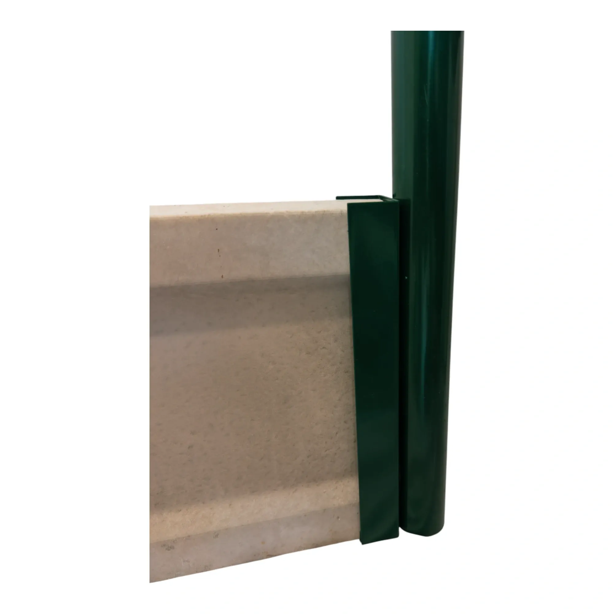 Koncový držiak podhrabovej dosky 200x50 mm zelený