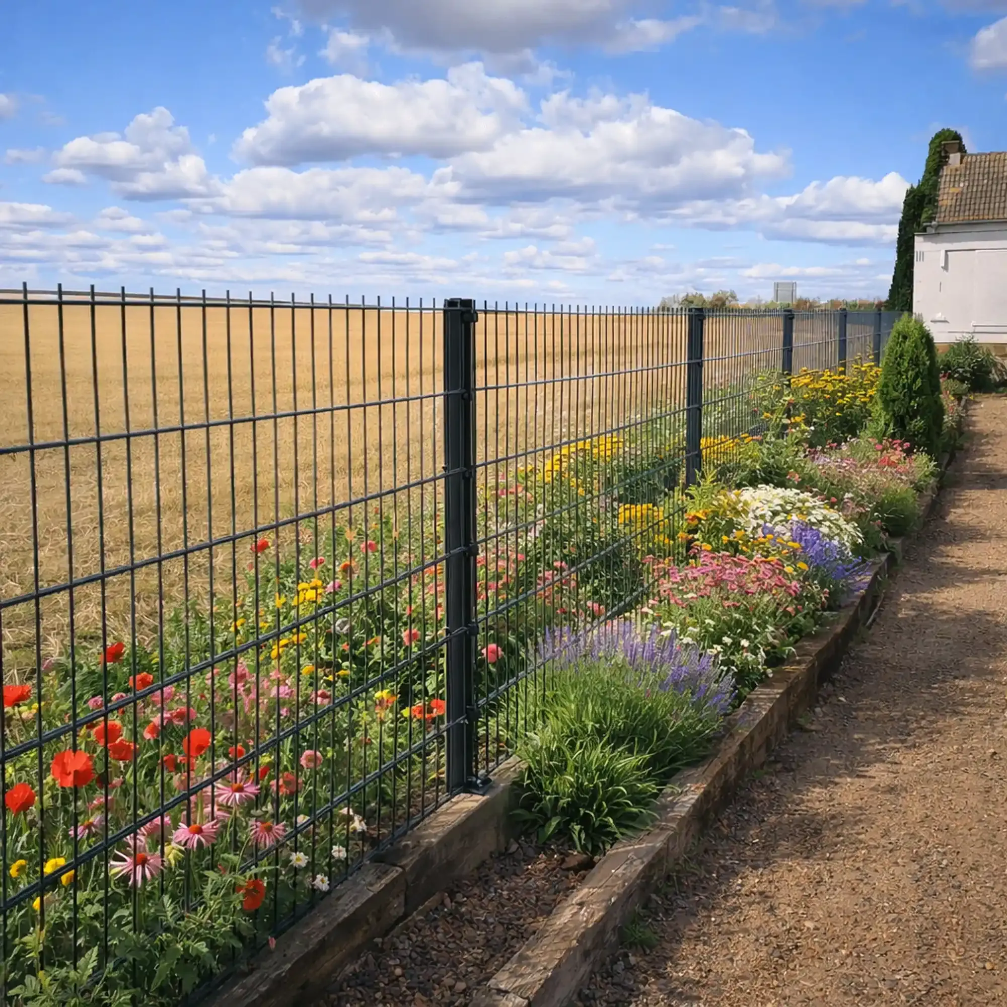 Plotový panel 2D 5/4/5 mm antracit 2500x1030 mm