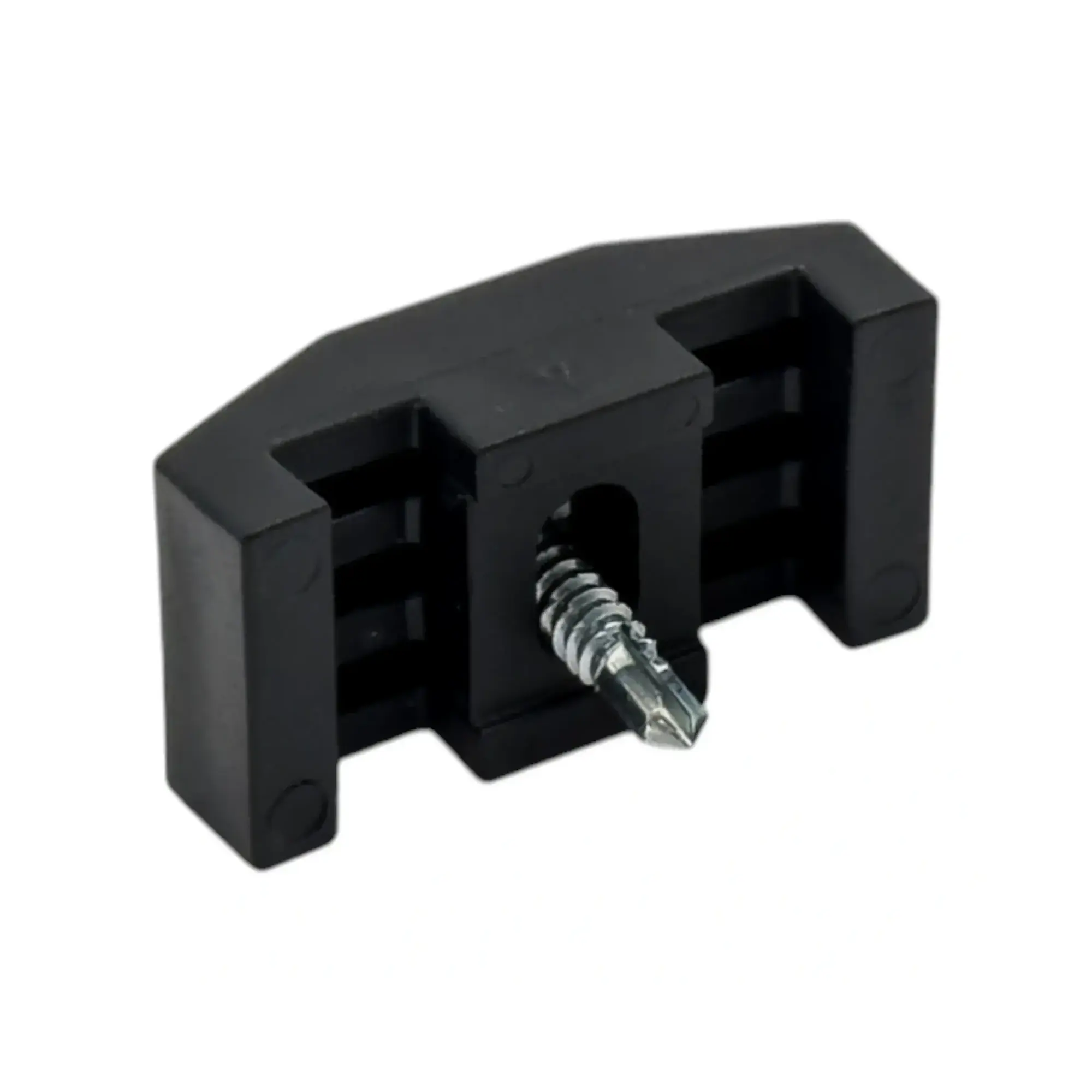 Príchytka plotových panelov 2D 8/6/8mm  polyamidová - čierna + tex