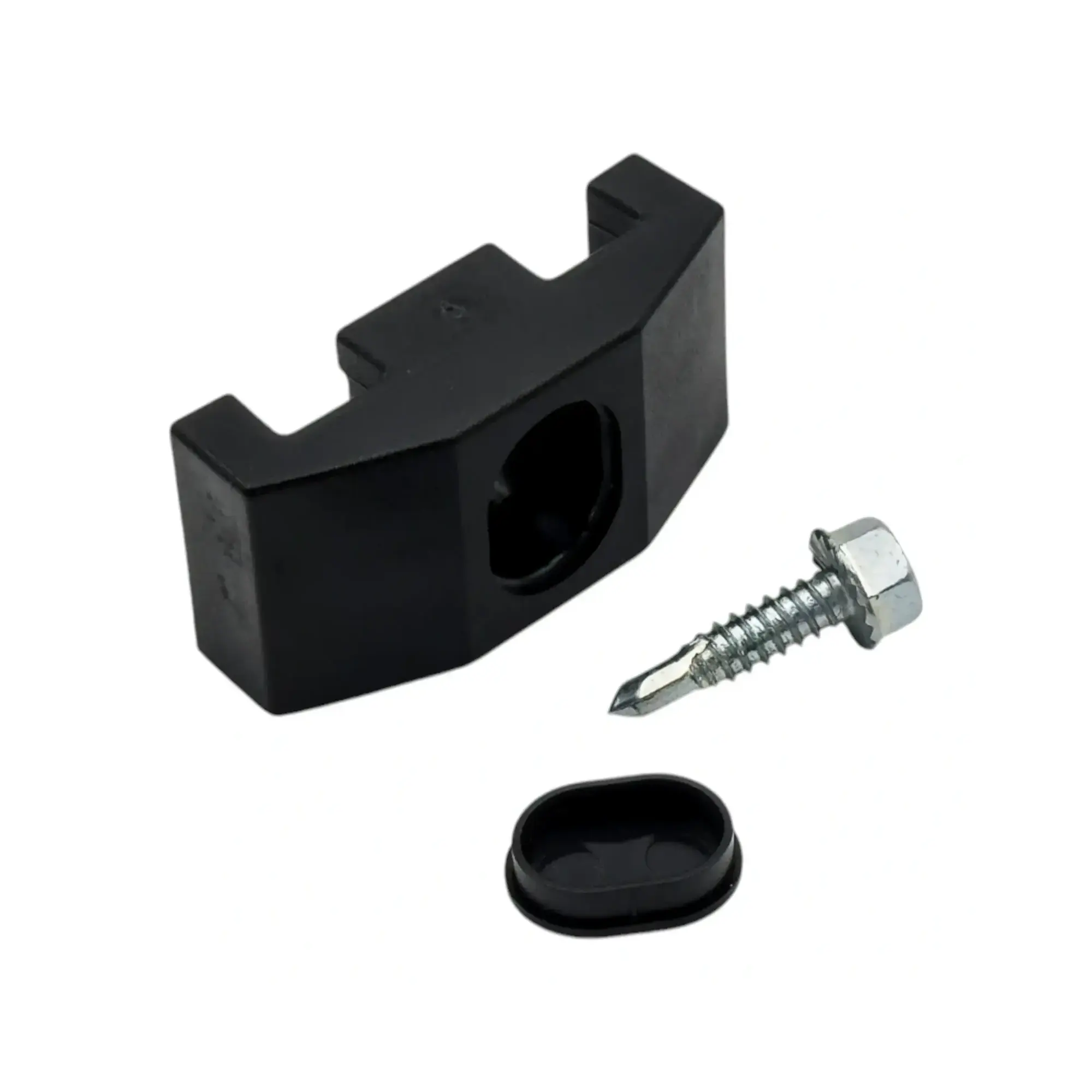 Príchytka plotových panelov 2D 8/6/8mm  polyamidová - čierna + tex