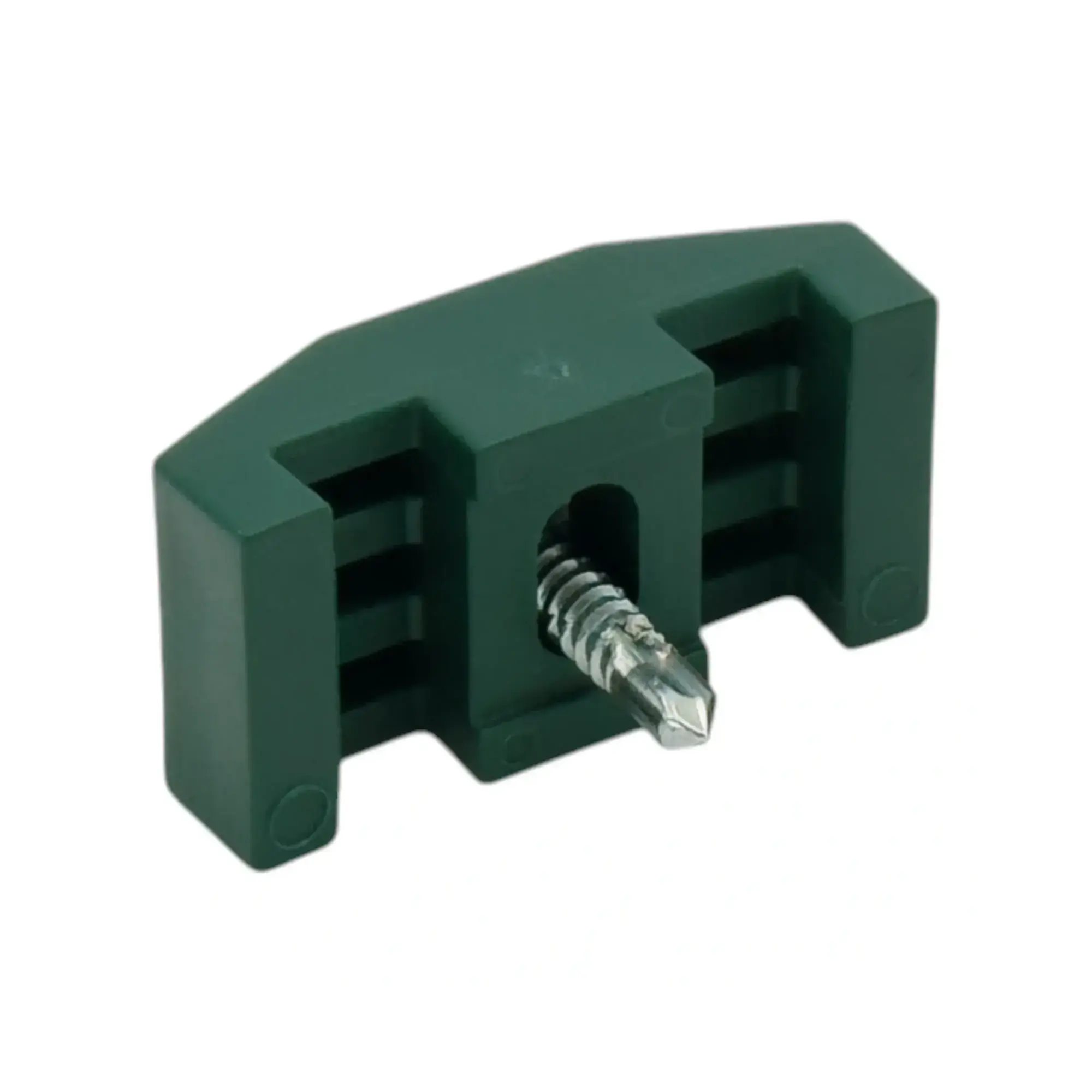 Príchytka plotových panelov 2D polyamidová - zelená + tex