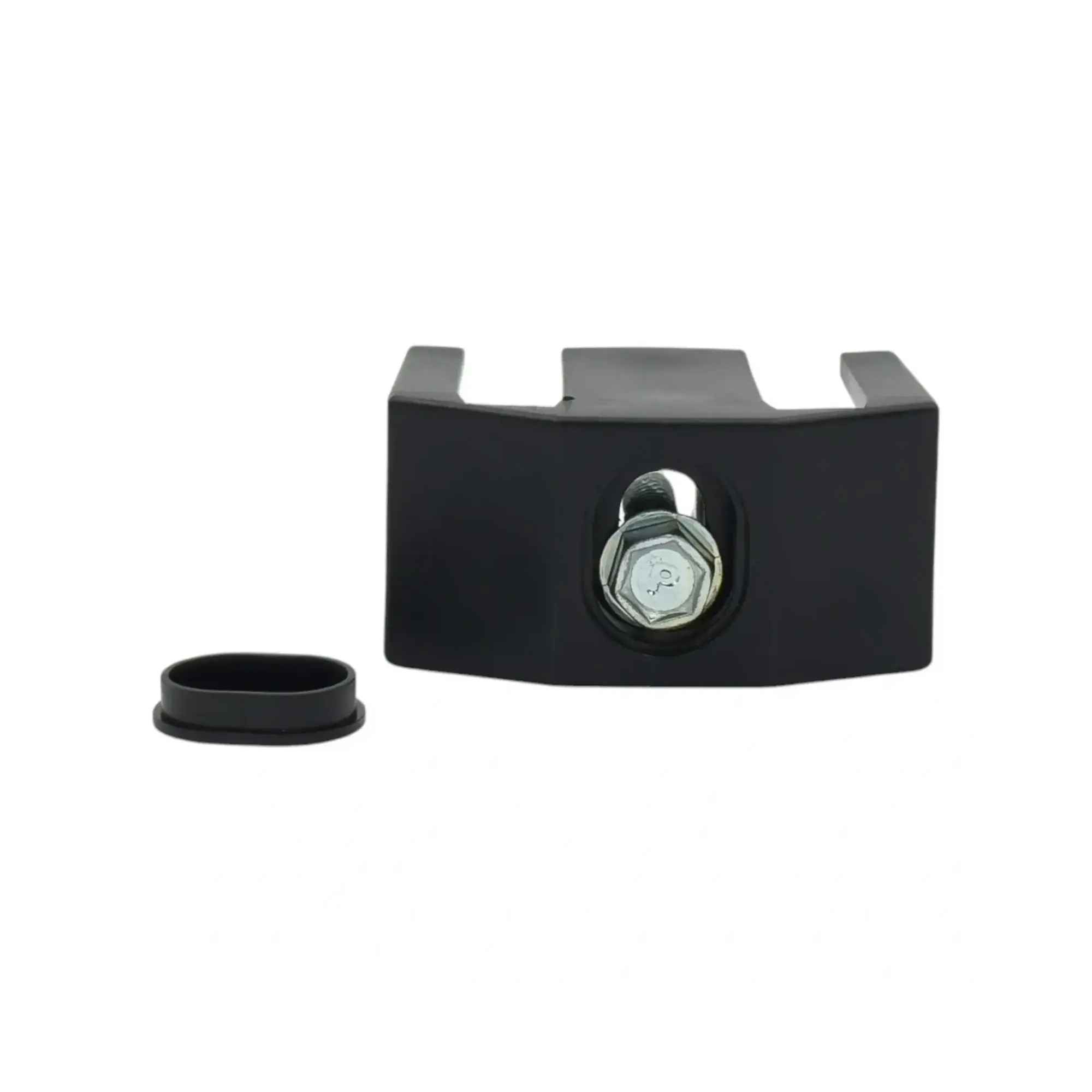 Príchytka plotových panelov 3D polyamidová - čierna + tex