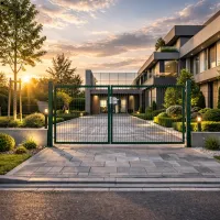 Brána EGIDIA zelená s prísluš. 4000x1530 mm