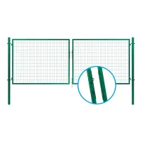 Brána SOLID zelená s prísluš. 3542x1750 mm