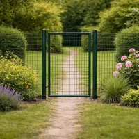 Bránka ECONOMY zelená s prísluš. 1078x1000 mm