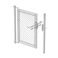 Bránka Klasik zelená s prísluš. 1000x1000 mm