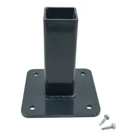 Pätka stĺpika 80x80 mm, antracit