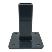 Pätka stĺpika 80x80 mm, antracit