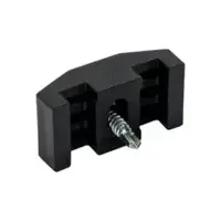 Príchytka plotových panelov 2D 8/6/8mm  polyamidová - čierna + tex