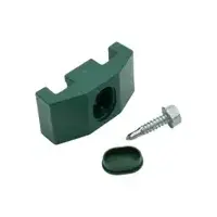 Príchytka plotových panelov 2D polyamidová - zelená + tex