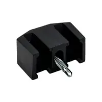 Príchytka plotových panelov 3D polyamidová - čierna + tex