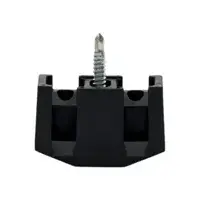 Príchytka plotových panelov 3D polyamidová - čierna + tex