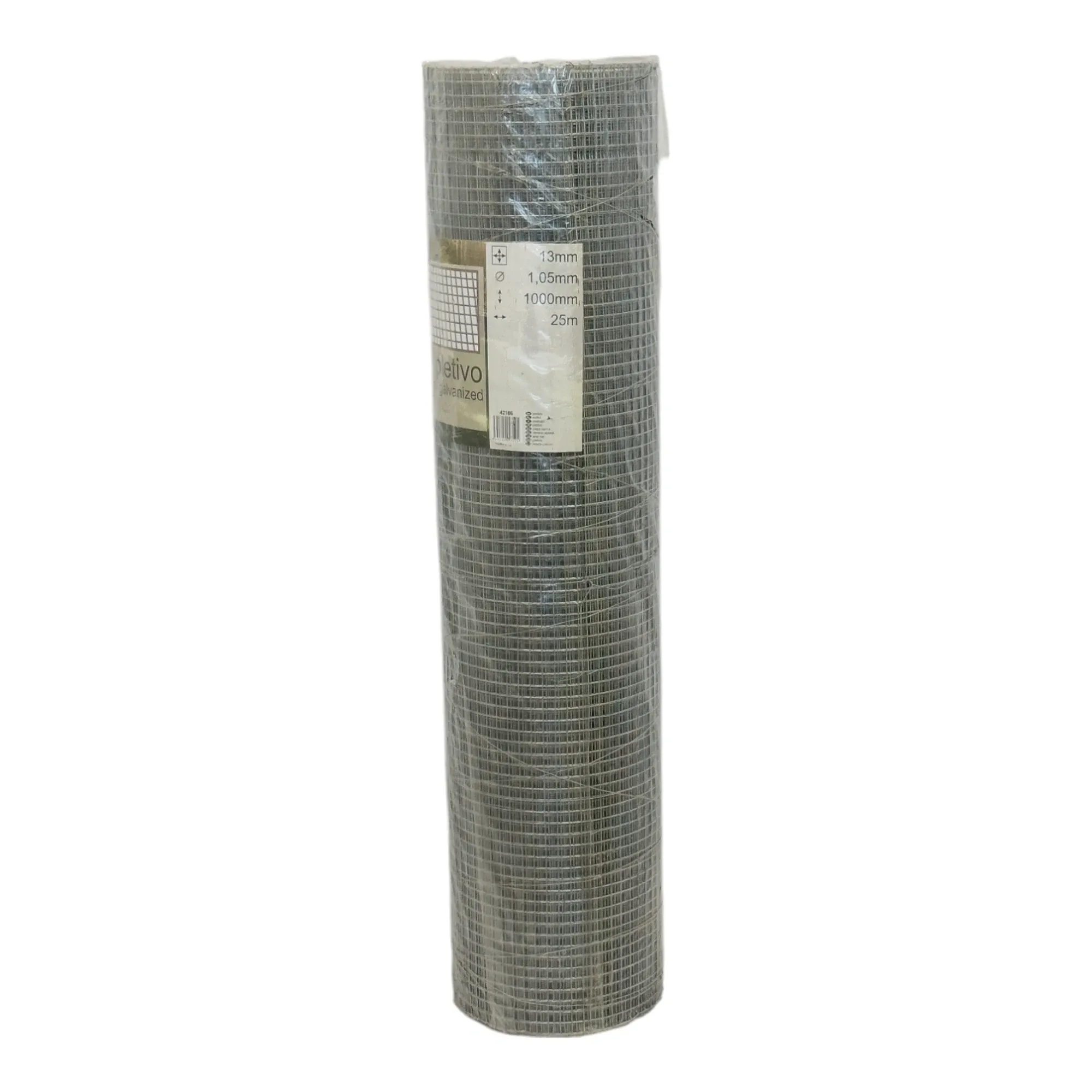 Zvárané pletivo Petnet ZN 13x13/1.0mm/1m
